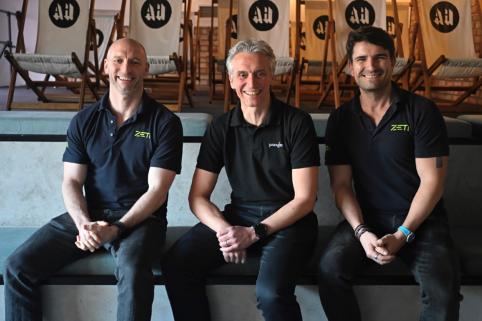 Left – right: Dan Saunders, Zeti Founder & CEO, Matt Bass, Head of Specialist Sales at Paragon SME Lending, and Dave Kennon, Zeti Commercial Director