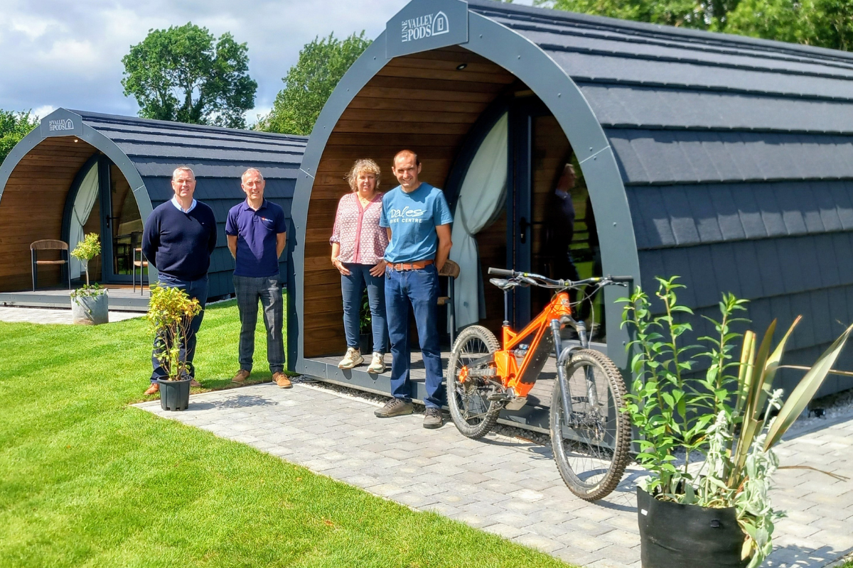 Stu Price, co-owner of Dales Bike Centre alongside his wife Brenda