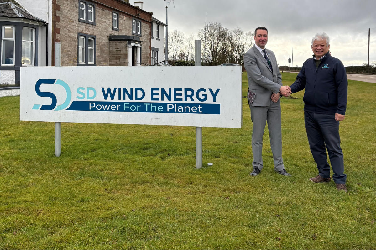 Toshiro Urushitani, CEO of SD Wind Energy