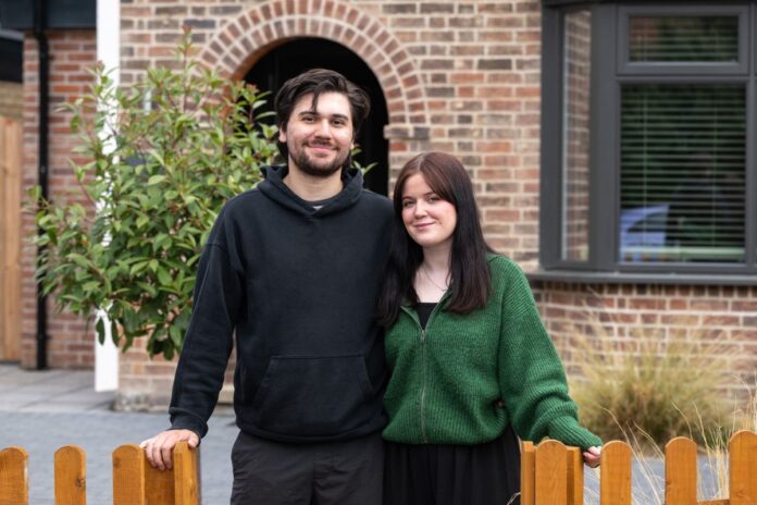 Rachel, 28, and her partner Marco, 27