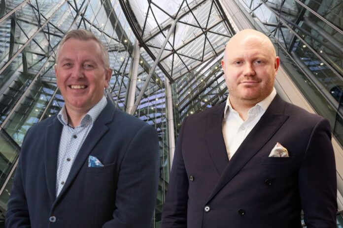 Nick Smith (CEO of Reward Funding) and Robert Still (Managing Director of Reward Asset Finance)